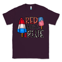 Plum red white blue Classic Tee - CowhideDigitalArt