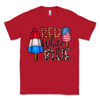Red red white blue Classic Tee - CowhideDigitalArt
