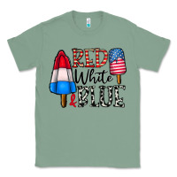 Sage red white blue Classic Tee - CowhideDigitalArt
