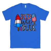 True Royal red white blue Classic Tee - CowhideDigitalArt