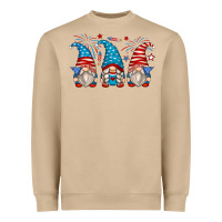 Mushroom fourth of july gnomes Heavyweight Sweatshirt - Zillion Design Studio