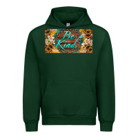 Forest Green be kind bees license plate Urban Hoodie - Artiststas