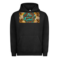 Pigment Black be kind bees license plate Urban Hoodie - Artiststas