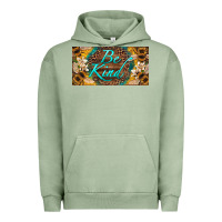 Pigment Oil Green be kind bees license plate Urban Hoodie - Artiststas