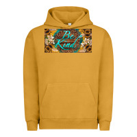 Pigment Peanut Butter be kind bees license plate Urban Hoodie - Artiststas