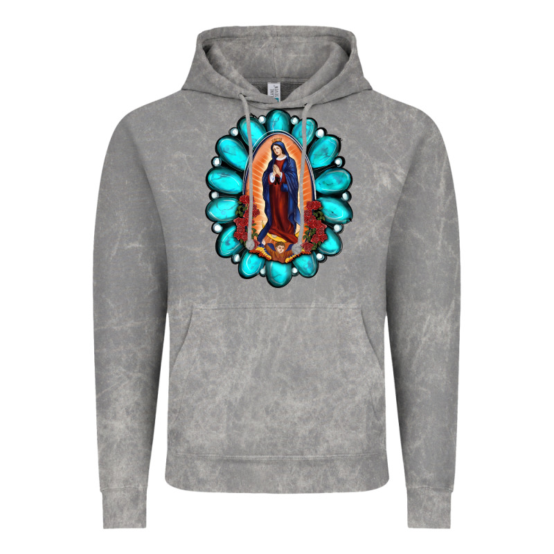 Gemstone Lady Of Guadalupe Vintage Hoodie by RanaPortraitStore | Teevron