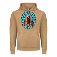 Vintage Camel Gemstone Lady Of Guadalupe Vintage Hoodie - RanaPortraitStore