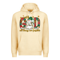 Pina Colada With God all things are possible with snowman Premium Hoodie - NancyCooperArtShop