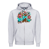 Heather Grey race sunflower patches Zipper Hoodie - AdoDesignShop