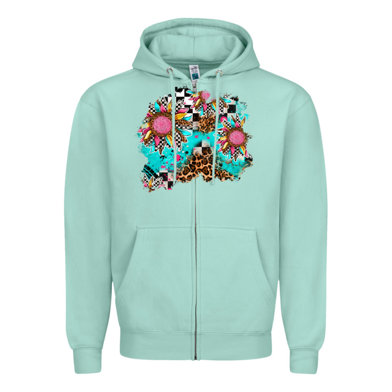 Race Sunflower Patches Zipper Hoodie by AdoDesignShop | Teevron