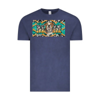 Vintage Denim english bulldog mom  license plate template Vintage Tee - BarkalooDesign