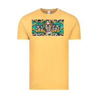 Vintage Mustard english bulldog mom  license plate template Vintage Tee - BarkalooDesign