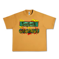 Peanut Butter softball granny with leopard Urban Heavy Tee - Zillion Design Studio
