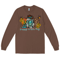 Chestnut happy easter egg western Long Sleeve Tee - RacoonDesign