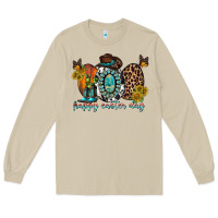 Mushroom happy easter egg western Long Sleeve Tee - RacoonDesign