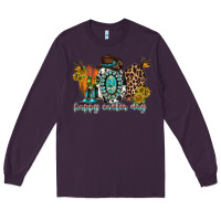 Plum happy easter egg western Long Sleeve Tee - RacoonDesign