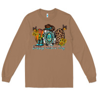 Happy Easter Egg Western Long Sleeve Tee | Teevron