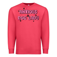 Cardinal anxious dog lady Premium Sweatshirt - MaliasSmallBusiness
