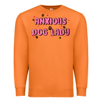 Carrot anxious dog lady Premium Sweatshirt - MaliasSmallBusiness
