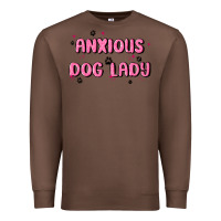 Chestnut anxious dog lady Premium Sweatshirt - MaliasSmallBusiness