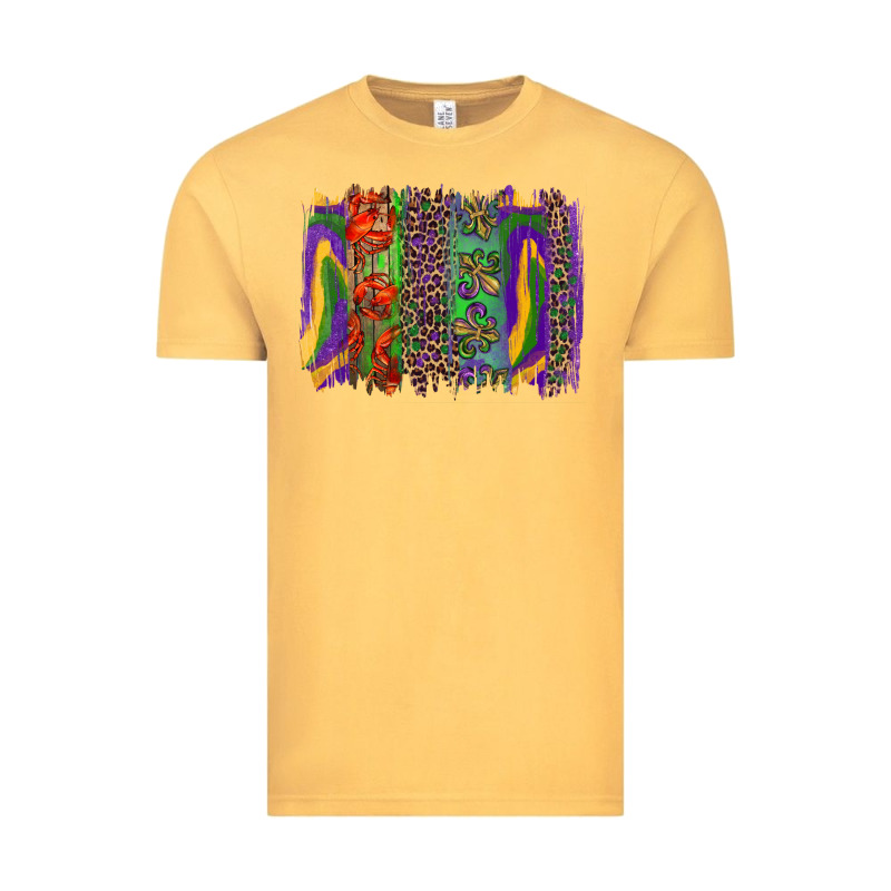 Mardi Gras Brushstroke Vintage Tee by RanaPortraitStore | Teevron
