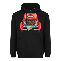 Black Christmas truck Heavyweight Hoodie - BarkalooDesign