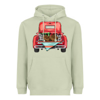 Matcha Christmas truck Heavyweight Hoodie - BarkalooDesign
