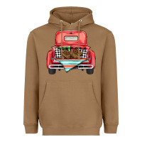 Toasted Coconut Christmas truck Heavyweight Hoodie - BarkalooDesign