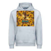 Heather Grey be kind bee and sunflowers Urban Hoodie - Artiststas