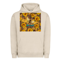 Pigment French Oak be kind bee and sunflowers Urban Hoodie - Artiststas