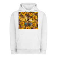 Pigment Lunar Rock be kind bee and sunflowers Urban Hoodie - Artiststas