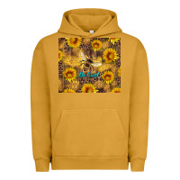 Pigment Peanut Butter be kind bee and sunflowers Urban Hoodie - Artiststas