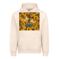 Sandshell be kind bee and sunflowers Urban Hoodie - Artiststas