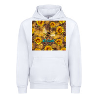 White be kind bee and sunflowers Urban Hoodie - Artiststas
