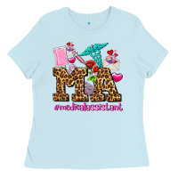 Baby Blue valentines day m a medical assistant Ladies Tee - AdoDesignShop
