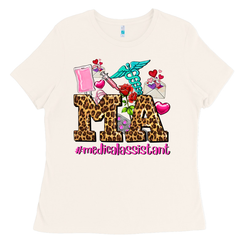 Valentines Day M A Medical Assistant Ladies Tee by AdoDesignShop | Teevron