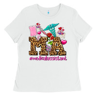 White valentines day m a medical assistant Ladies Tee - AdoDesignShop