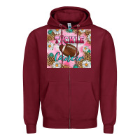 Burgundy Breast cancer  tackle cancer tumbler Zipper Hoodie - Artiststas