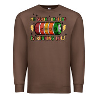 Chestnut social battery Premium Sweatshirt - MaliasSmallBusiness