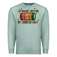 Seafoam social battery Premium Sweatshirt - MaliasSmallBusiness