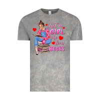 Cloud Rock just a girl who loves books Vintage Tee - texasbilliewilder