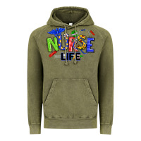 Vintage Olive autism nurse life Vintage Hoodie - texasbilliewilder
