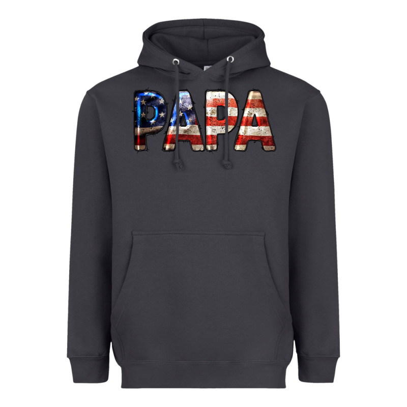 American Papa Heavyweight Hoodie by LillyAllenDesigns | Teevron