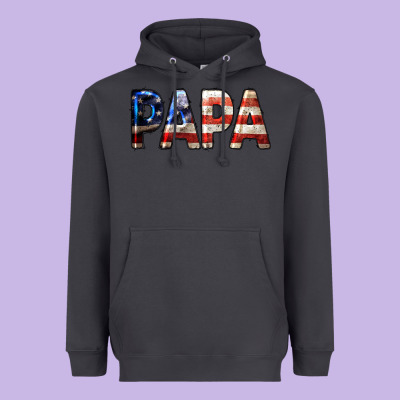 American Papa Heavyweight Hoodie Designed By Lillyallendesigns