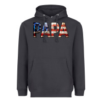 Smoke American Papa Heavyweight Hoodie - LillyAllenDesigns