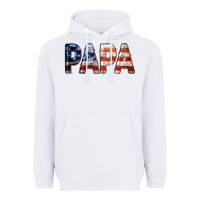 White American Papa Heavyweight Hoodie - LillyAllenDesigns