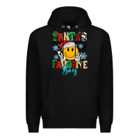 Black santas favorite boy Premium Hoodie - MaliasSmallBusiness