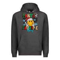 Charcoal Heather santas favorite boy Premium Hoodie - MaliasSmallBusiness