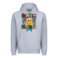 Heather Grey santas favorite boy Premium Hoodie - MaliasSmallBusiness
