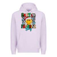 Lilac santas favorite boy Premium Hoodie - MaliasSmallBusiness